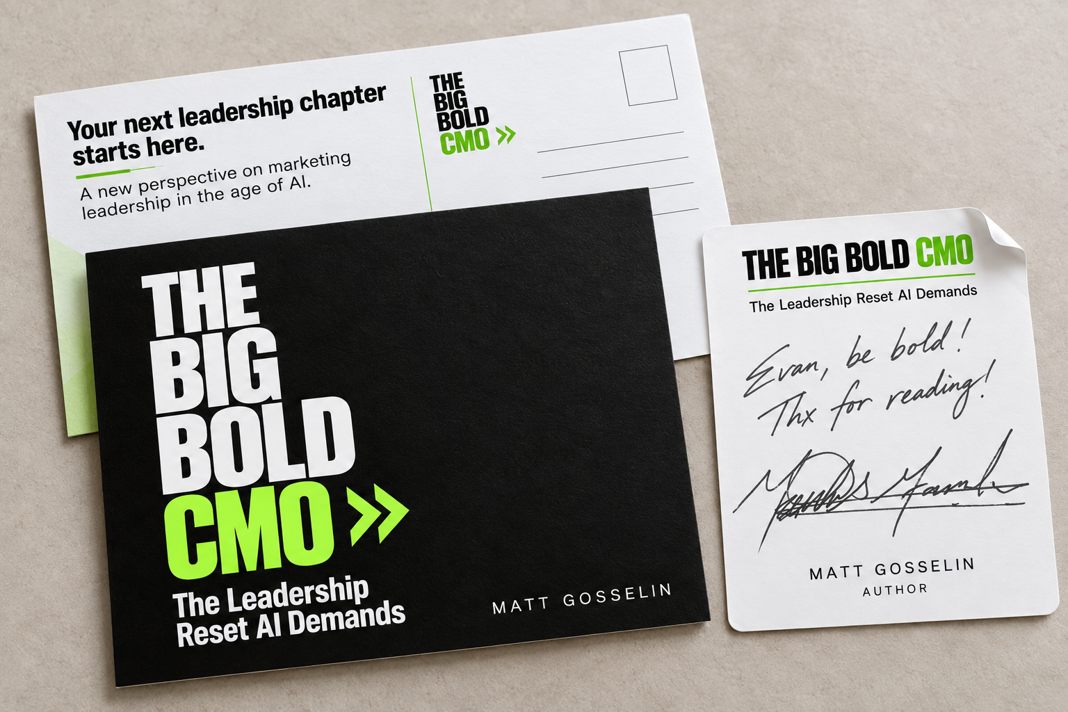 Example of the signed Big Bold CMO bookplate