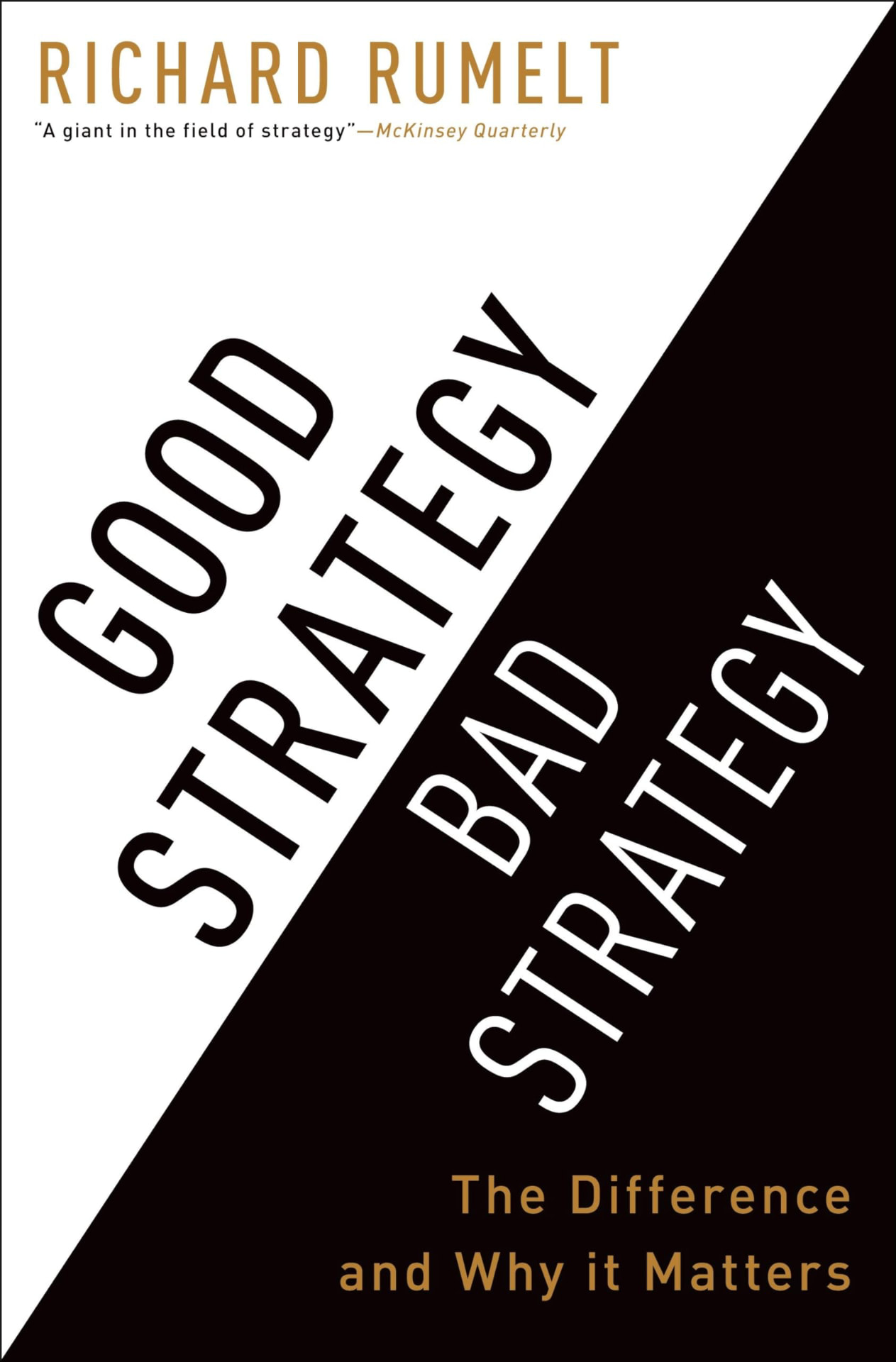 Cover of Good Strategy / Bad Strategy by Richard Rumelt