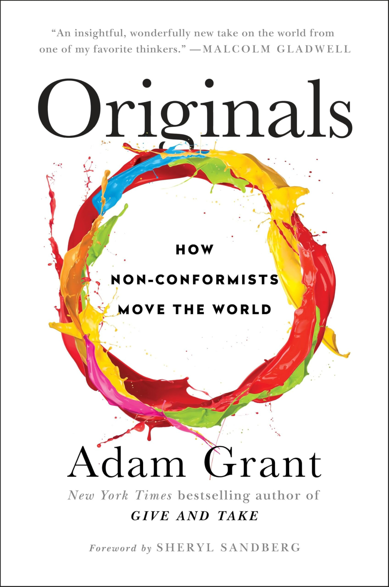 Cover of Originals: How Non-Conformists Move the World by Adam Grant